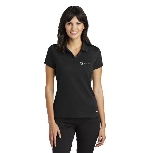 Ladies Nike Dri-FIT Solid Icon Pique Modern Fit Polo