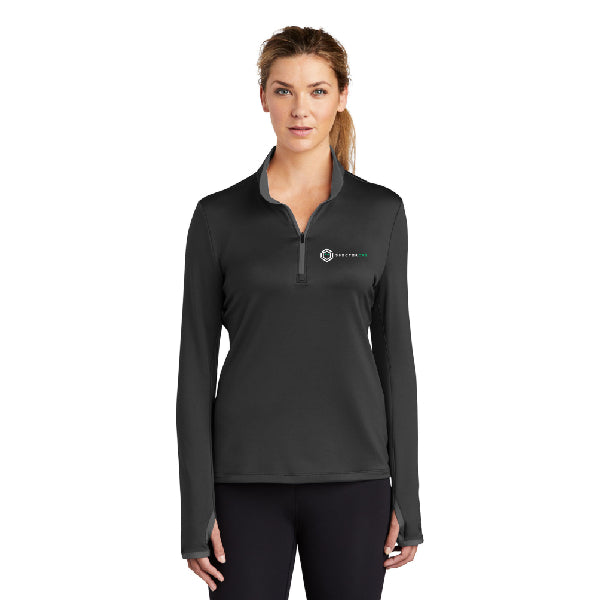 Ladies Nike Dri-FIT Stretch 1/2-Zip Cover-Up